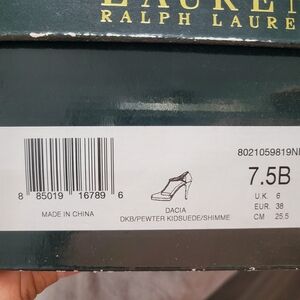 Ralph Lauren Women's Pewter Heels